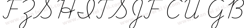 FZSHITSJF CU GBK1 0字体转换